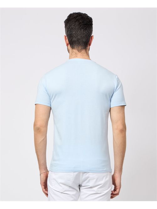 T-shirt uomo Yes Zee girocollo con logo YES ZEE | T778-TA000700
